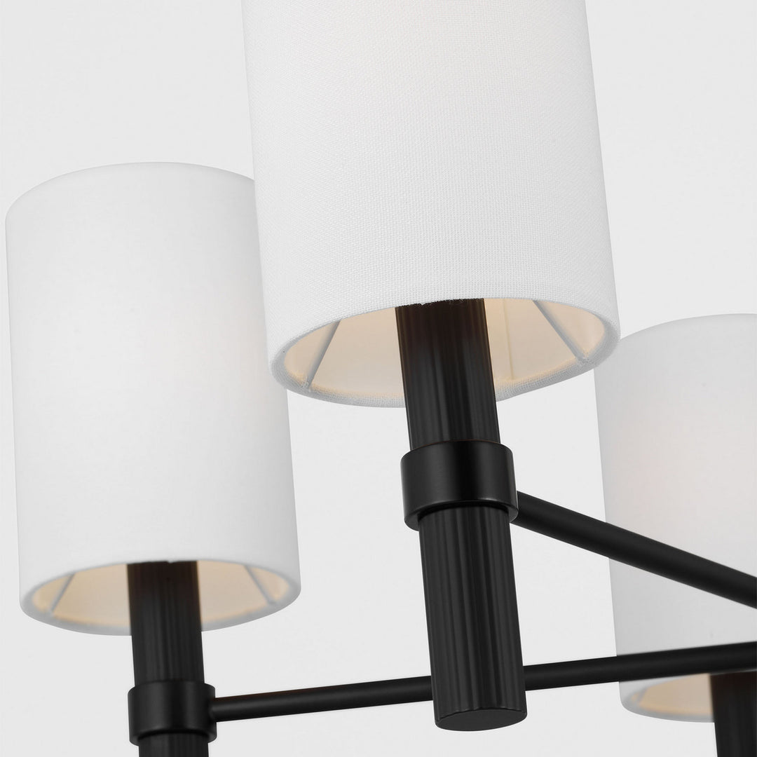 Visual Comfort Studio Canada - DJC1135MBK - Five Light Chandelier - Manor - Midnight Black