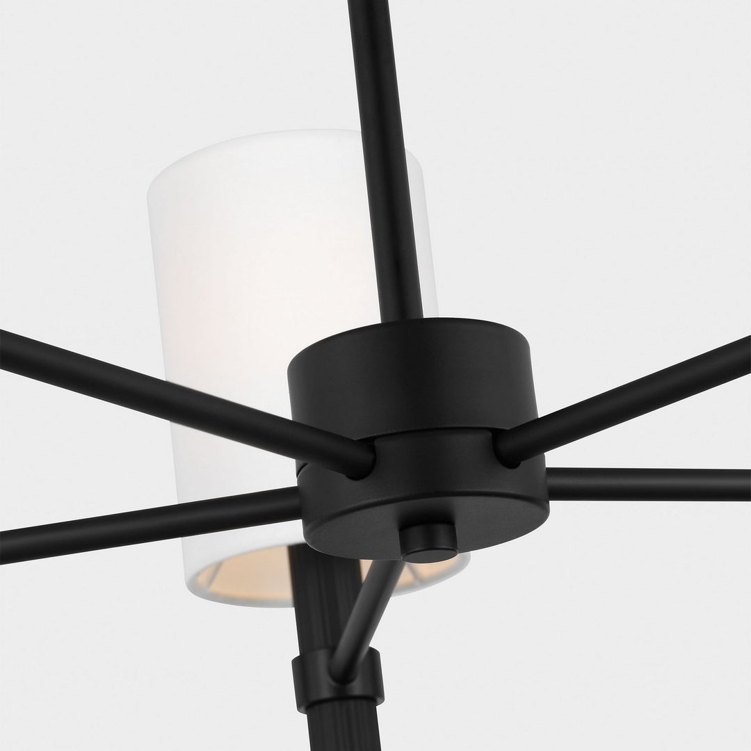 Visual Comfort Studio Canada - DJC1135MBK - Five Light Chandelier - Manor - Midnight Black