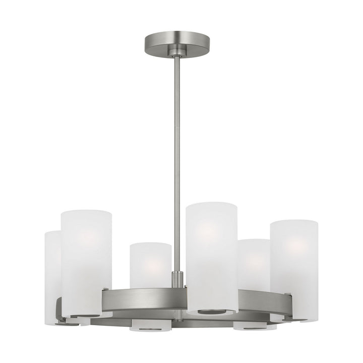Visual Comfort Studio Canada - DJC1156BS - Six Light Chandelier - Rhode - Brushed Steel