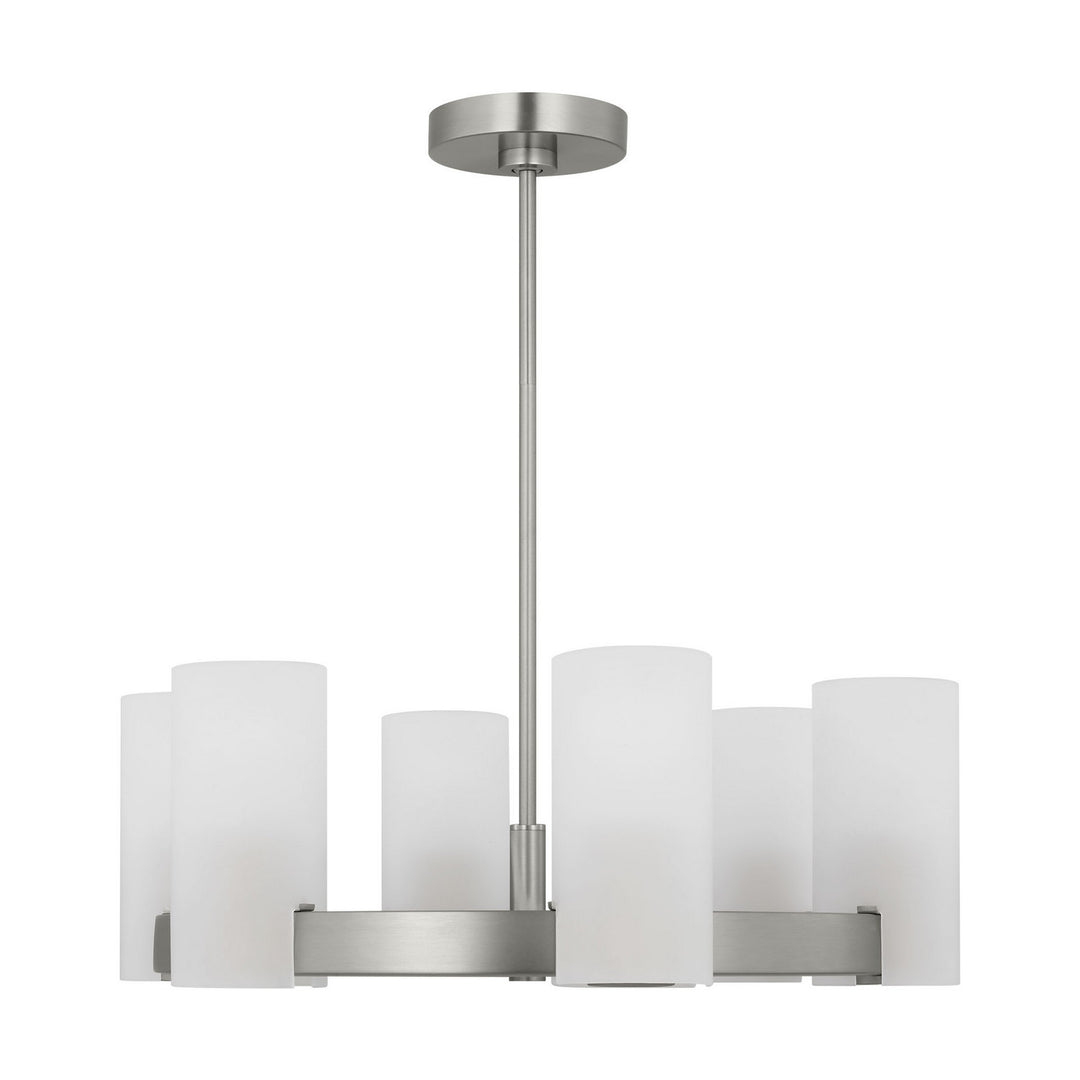 Visual Comfort Studio Canada - DJC1156BS - Six Light Chandelier - Rhode - Brushed Steel