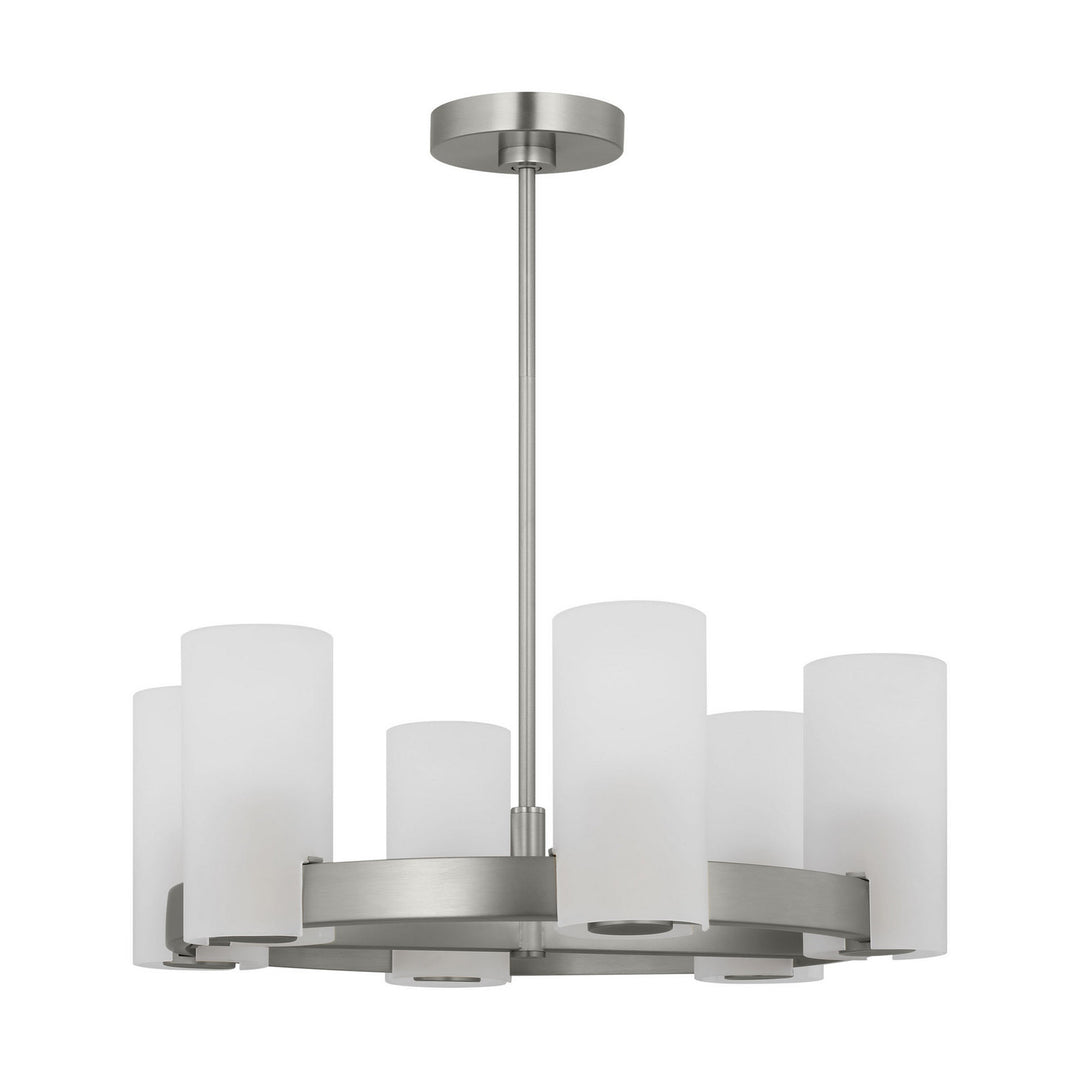 Visual Comfort Studio Canada - DJC1156BS - Six Light Chandelier - Rhode - Brushed Steel