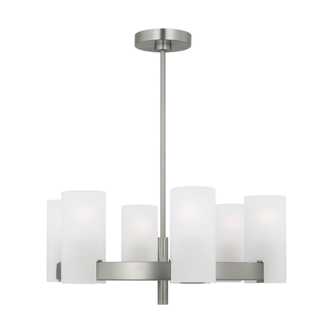 Visual Comfort Studio Canada - DJC1156BS - Six Light Chandelier - Rhode - Brushed Steel