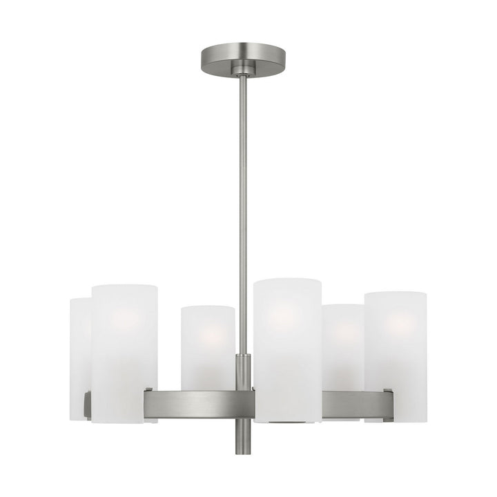 Visual Comfort Studio Canada - DJC1156BS - Six Light Chandelier - Rhode - Brushed Steel