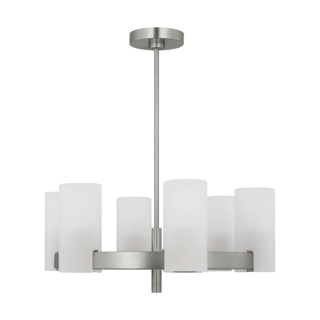 Visual Comfort Studio Canada - DJC1156BS - Six Light Chandelier - Rhode - Brushed Steel