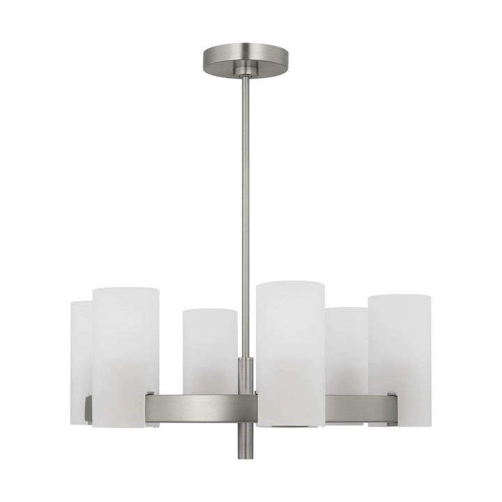 Visual Comfort Studio Canada - DJC1156BS - Six Light Chandelier - Rhode - Brushed Steel
