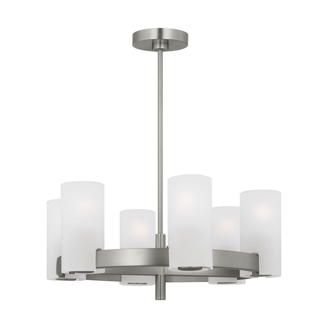 Visual Comfort Studio Canada - DJC1156BS - Six Light Chandelier - Rhode - Brushed Steel