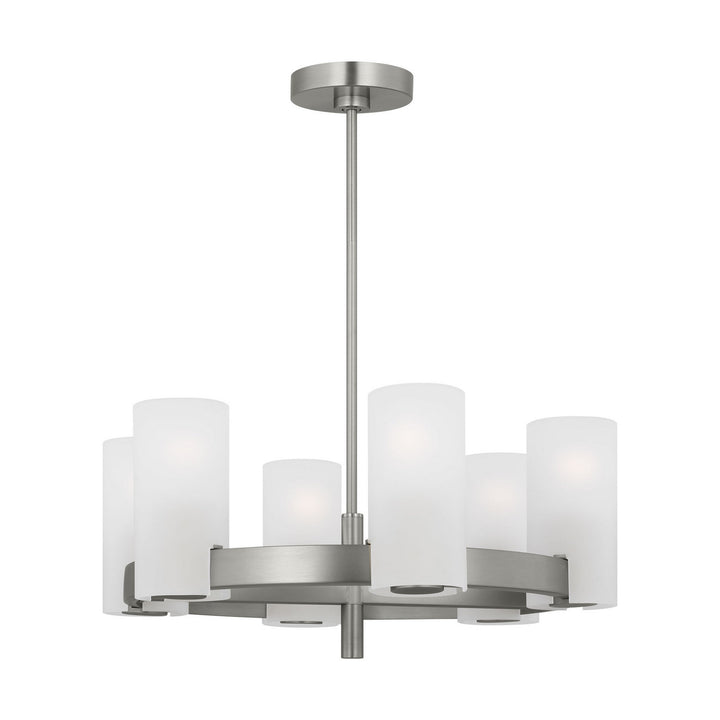 Visual Comfort Studio Canada - DJC1156BS - Six Light Chandelier - Rhode - Brushed Steel