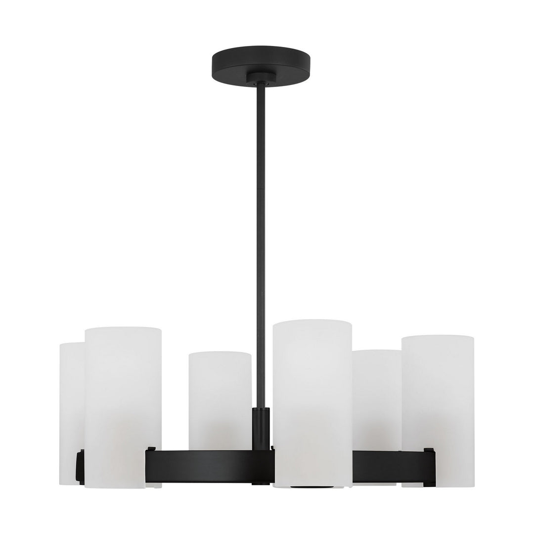Visual Comfort Studio Canada - DJC1156MBK - Six Light Chandelier - Rhode - Midnight Black
