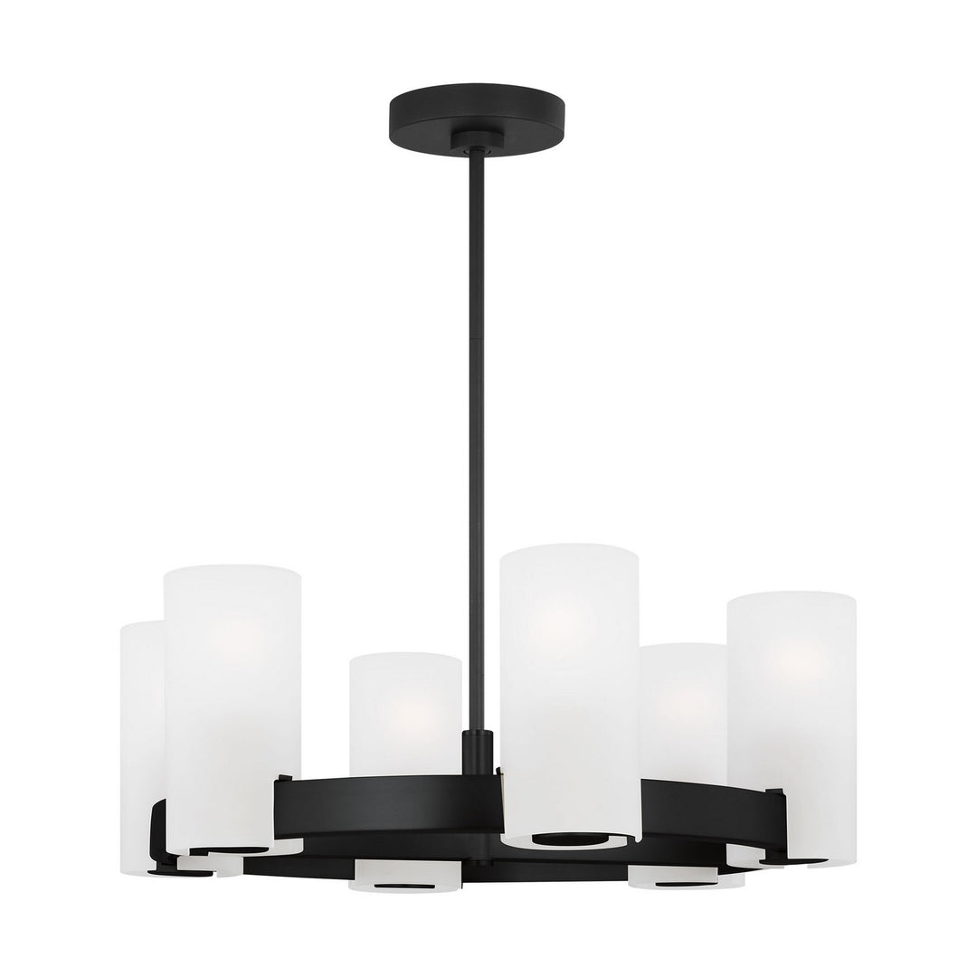 Visual Comfort Studio Canada - DJC1156MBK - Six Light Chandelier - Rhode - Midnight Black