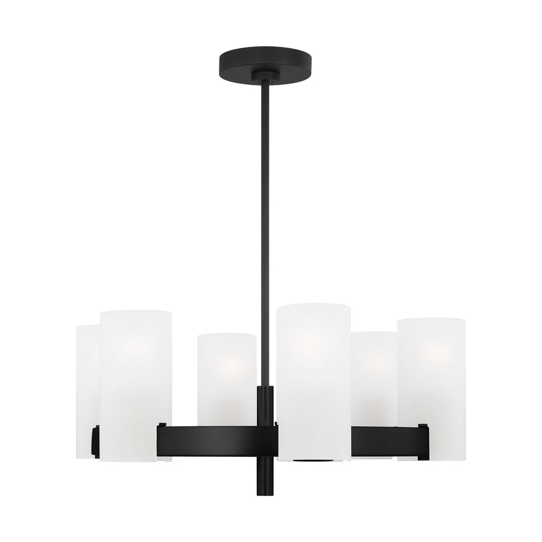 Visual Comfort Studio Canada - DJC1156MBK - Six Light Chandelier - Rhode - Midnight Black
