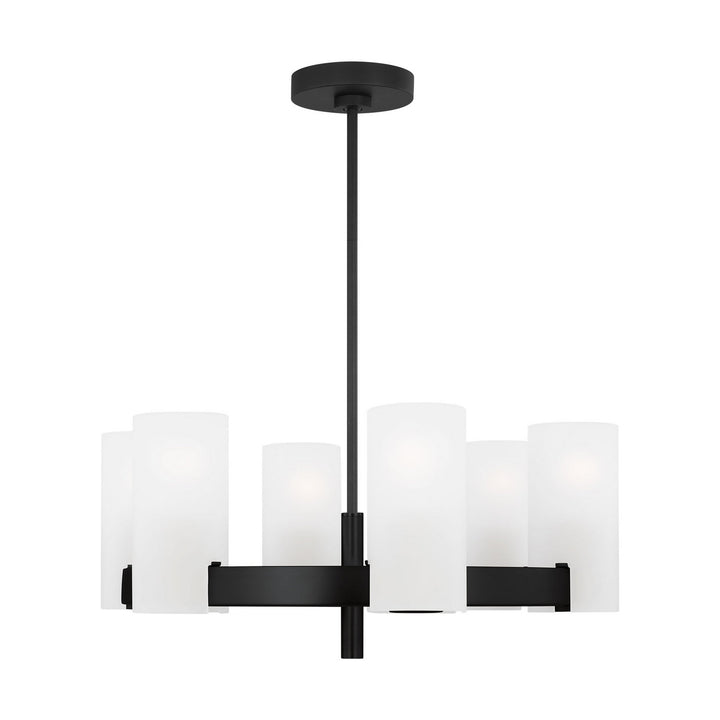 Visual Comfort Studio Canada - DJC1156MBK - Six Light Chandelier - Rhode - Midnight Black