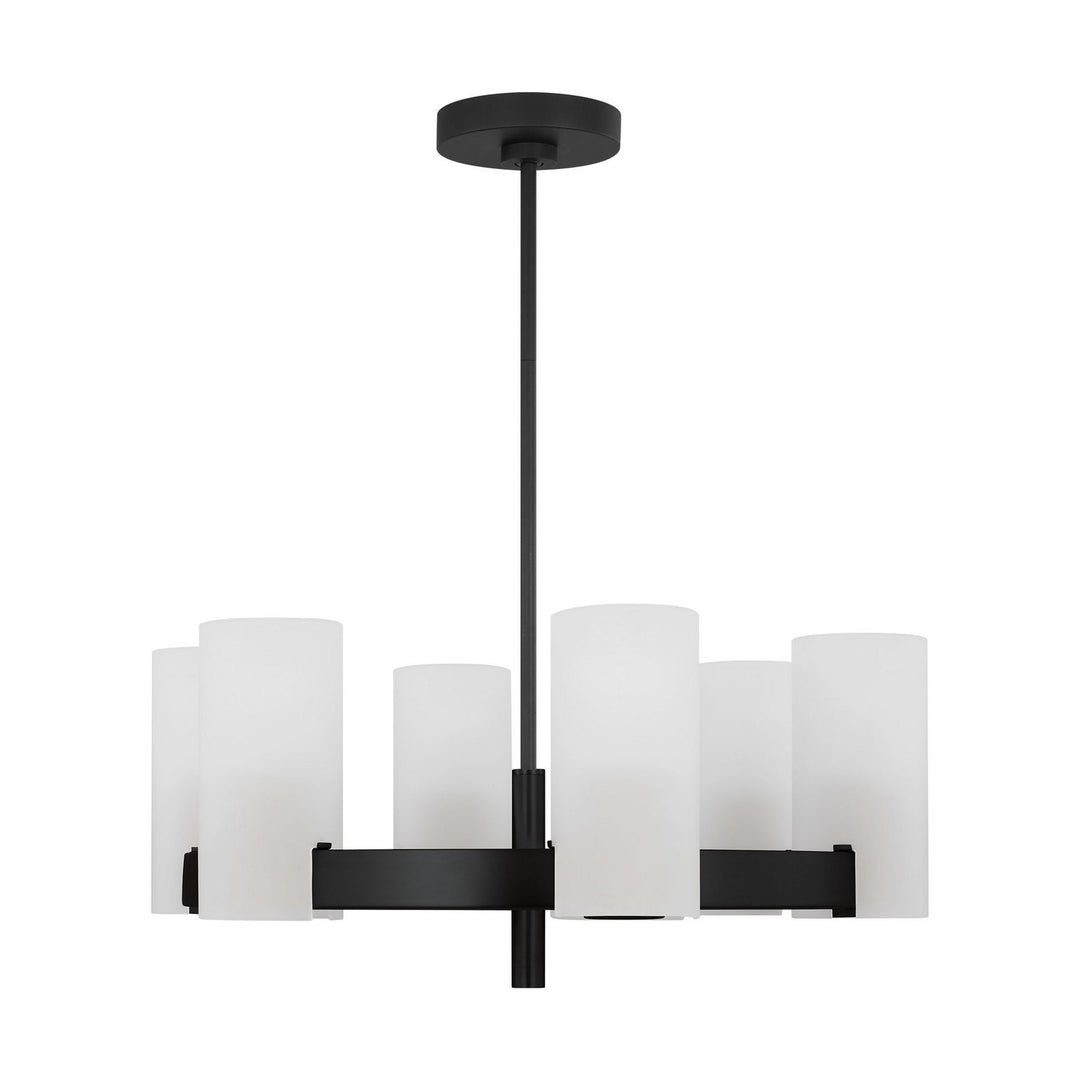 Visual Comfort Studio Canada - DJC1156MBK - Six Light Chandelier - Rhode - Midnight Black