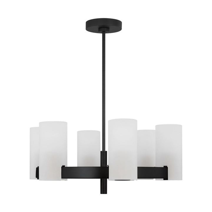 Visual Comfort Studio Canada - DJC1156MBK - Six Light Chandelier - Rhode - Midnight Black