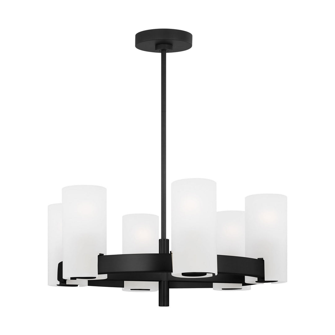 Visual Comfort Studio Canada - DJC1156MBK - Six Light Chandelier - Rhode - Midnight Black