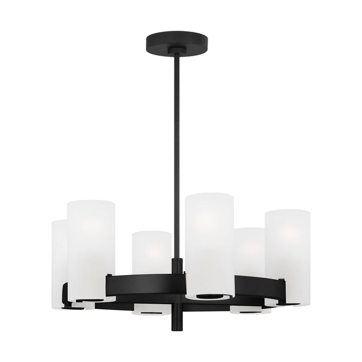 Visual Comfort Studio Canada - DJC1156MBK - Six Light Chandelier - Rhode - Midnight Black