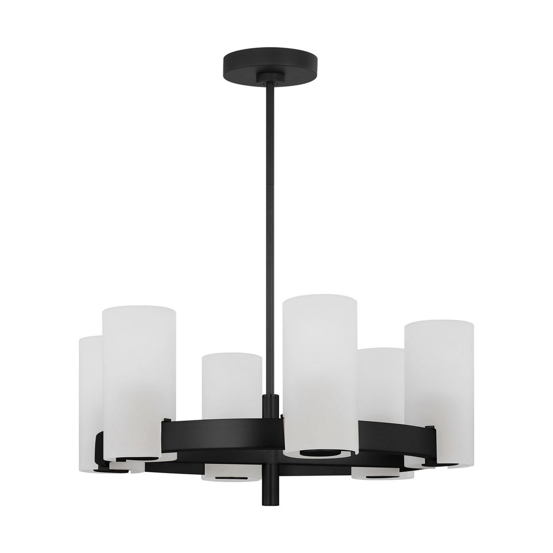 Visual Comfort Studio Canada - DJC1156MBK - Six Light Chandelier - Rhode - Midnight Black