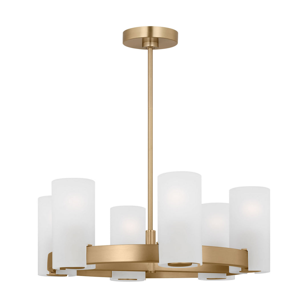 Visual Comfort Studio Canada - DJC1156SB - Six Light Chandelier - Rhode - Satin Brass