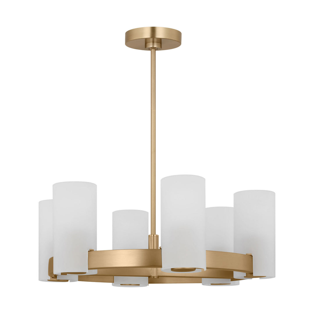 Visual Comfort Studio Canada - DJC1156SB - Six Light Chandelier - Rhode - Satin Brass