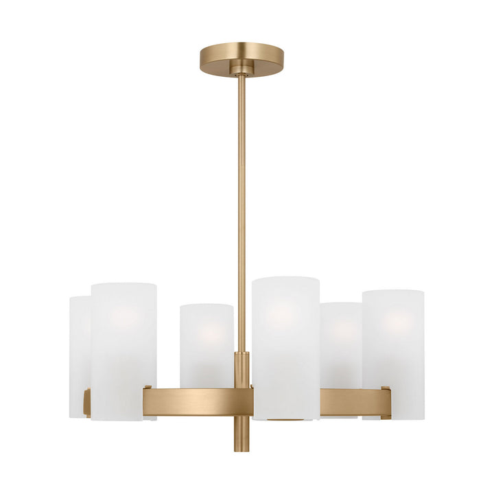 Visual Comfort Studio Canada - DJC1156SB - Six Light Chandelier - Rhode - Satin Brass