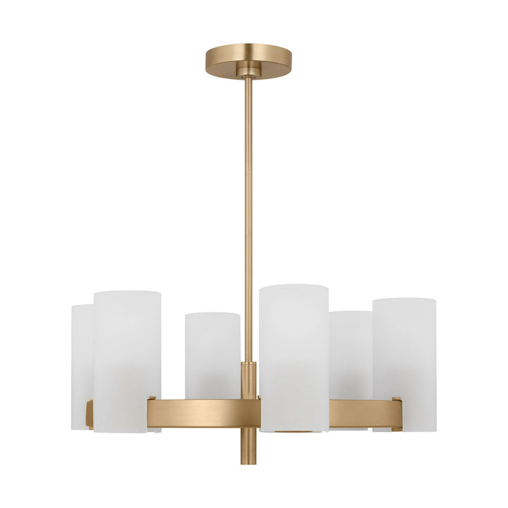 Visual Comfort Studio Canada - DJC1156SB - Six Light Chandelier - Rhode - Satin Brass