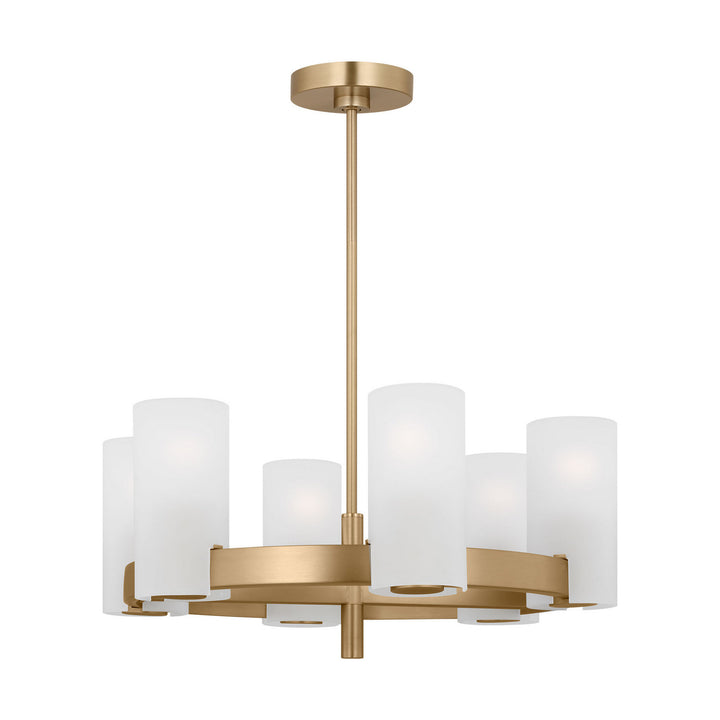Visual Comfort Studio Canada - DJC1156SB - Six Light Chandelier - Rhode - Satin Brass