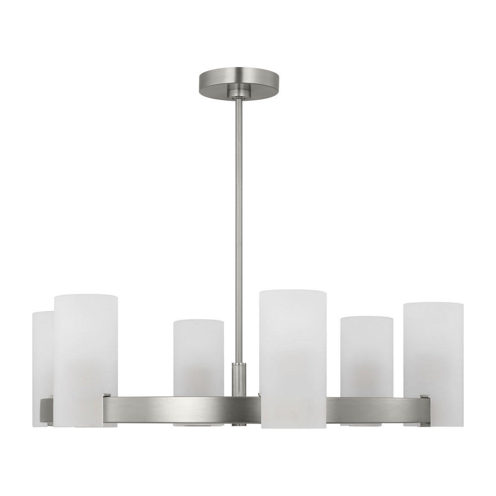Visual Comfort Studio Canada - DJC1166BS - Six Light Chandelier - Rhode - Brushed Steel