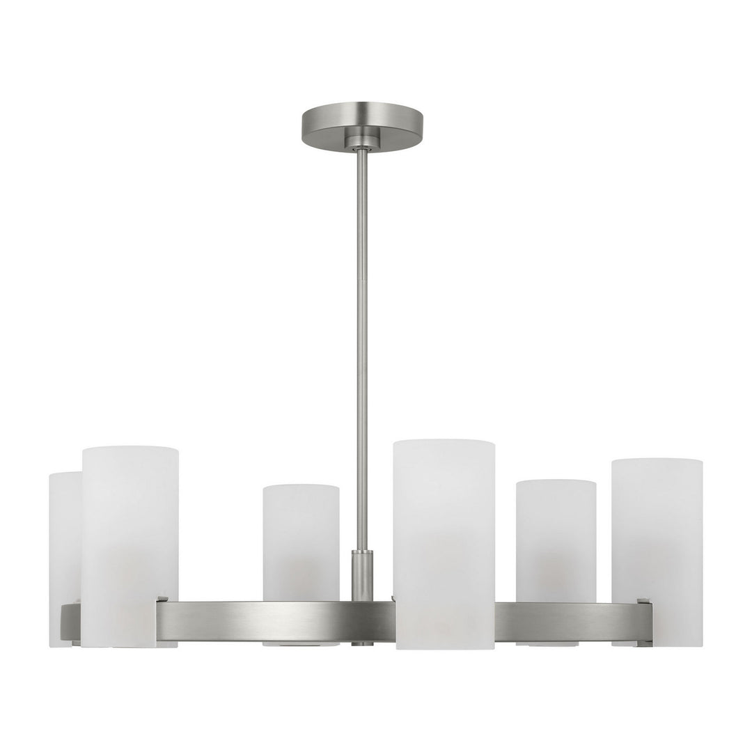 Visual Comfort Studio Canada - DJC1166BS - Six Light Chandelier - Rhode - Brushed Steel