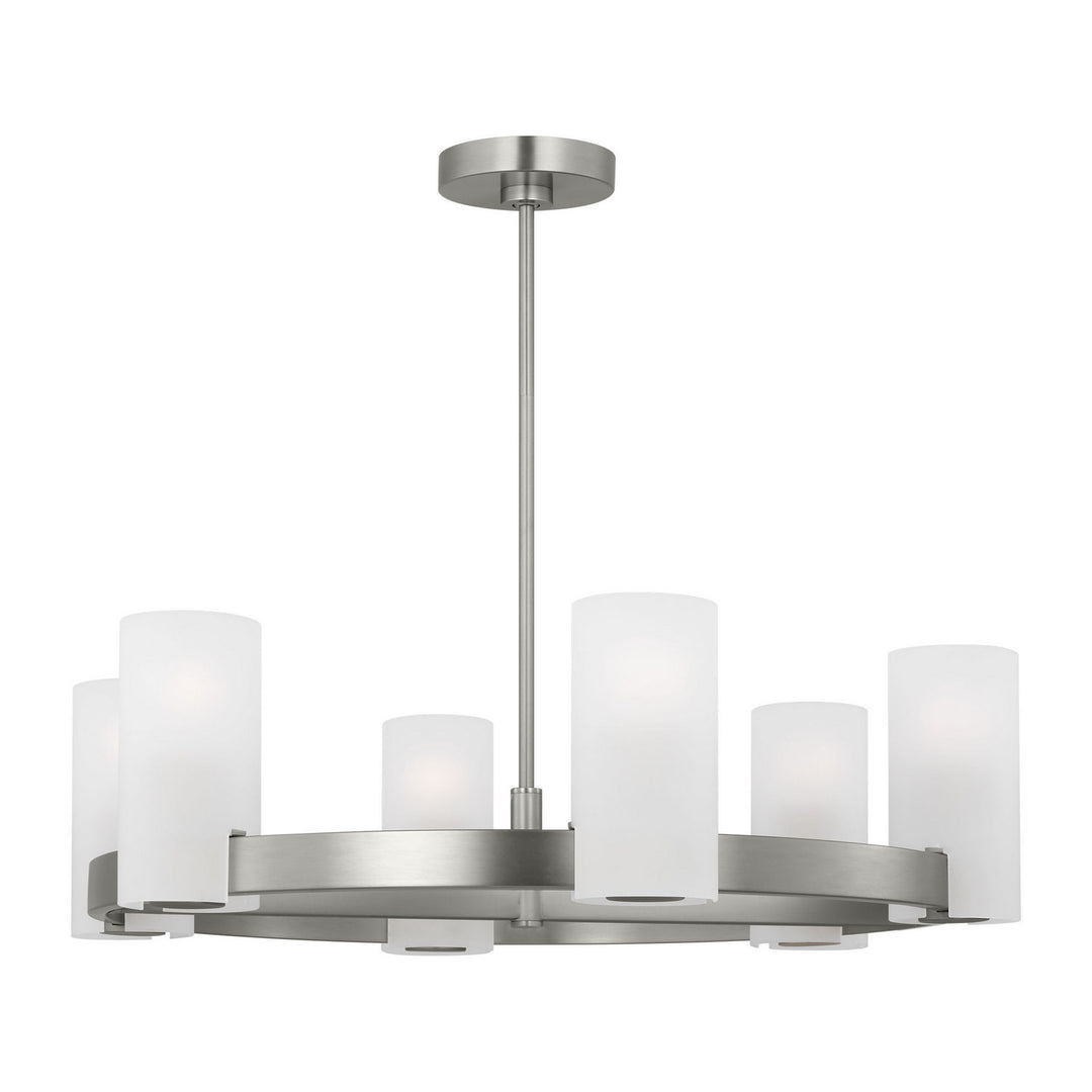 Visual Comfort Studio Canada - DJC1166BS - Six Light Chandelier - Rhode - Brushed Steel