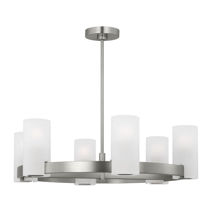 Visual Comfort Studio Canada - DJC1166BS - Six Light Chandelier - Rhode - Brushed Steel
