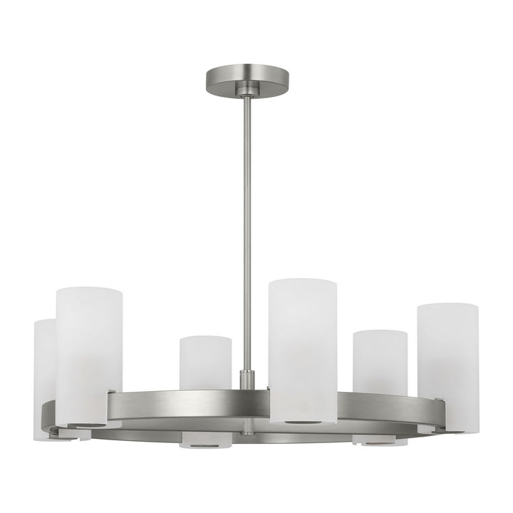 Visual Comfort Studio Canada - DJC1166BS - Six Light Chandelier - Rhode - Brushed Steel