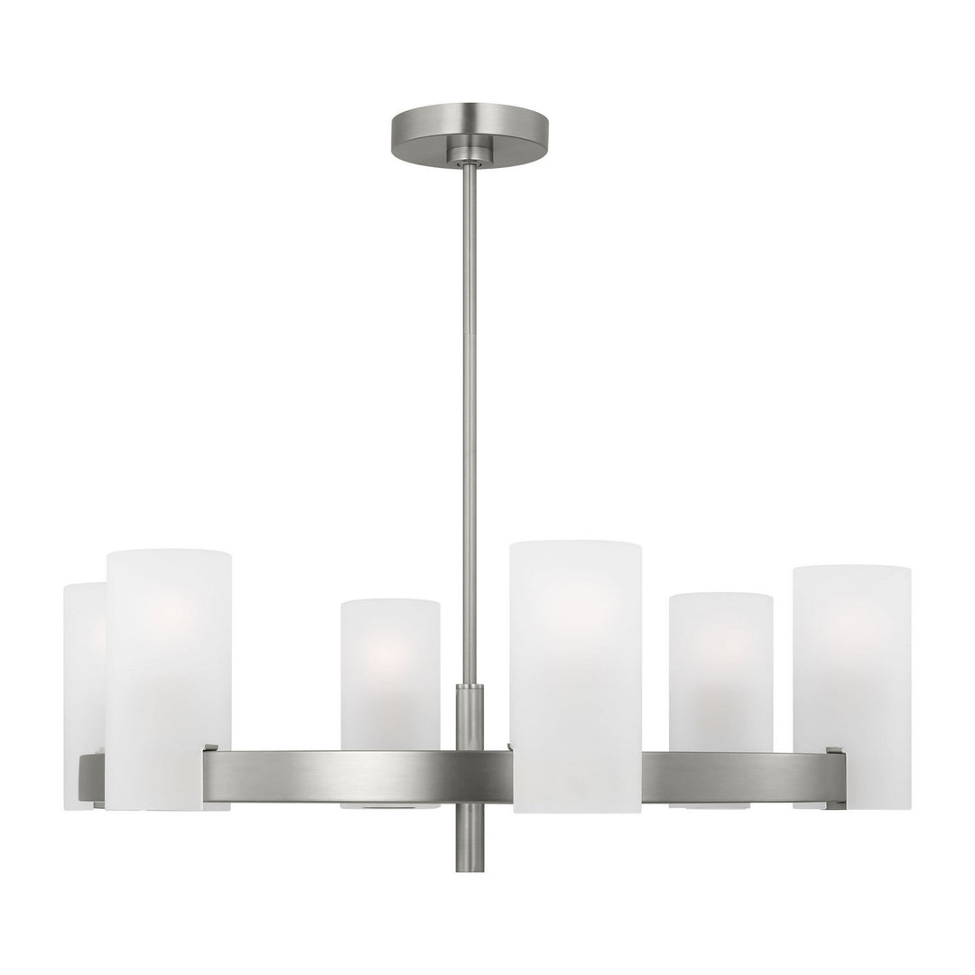 Visual Comfort Studio Canada - DJC1166BS - Six Light Chandelier - Rhode - Brushed Steel