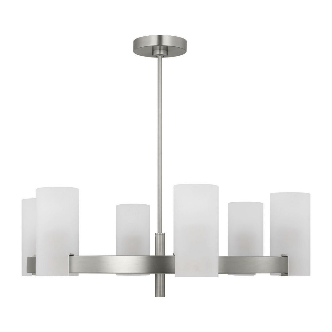Visual Comfort Studio Canada - DJC1166BS - Six Light Chandelier - Rhode - Brushed Steel