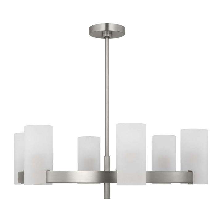 Visual Comfort Studio Canada - DJC1166BS - Six Light Chandelier - Rhode - Brushed Steel