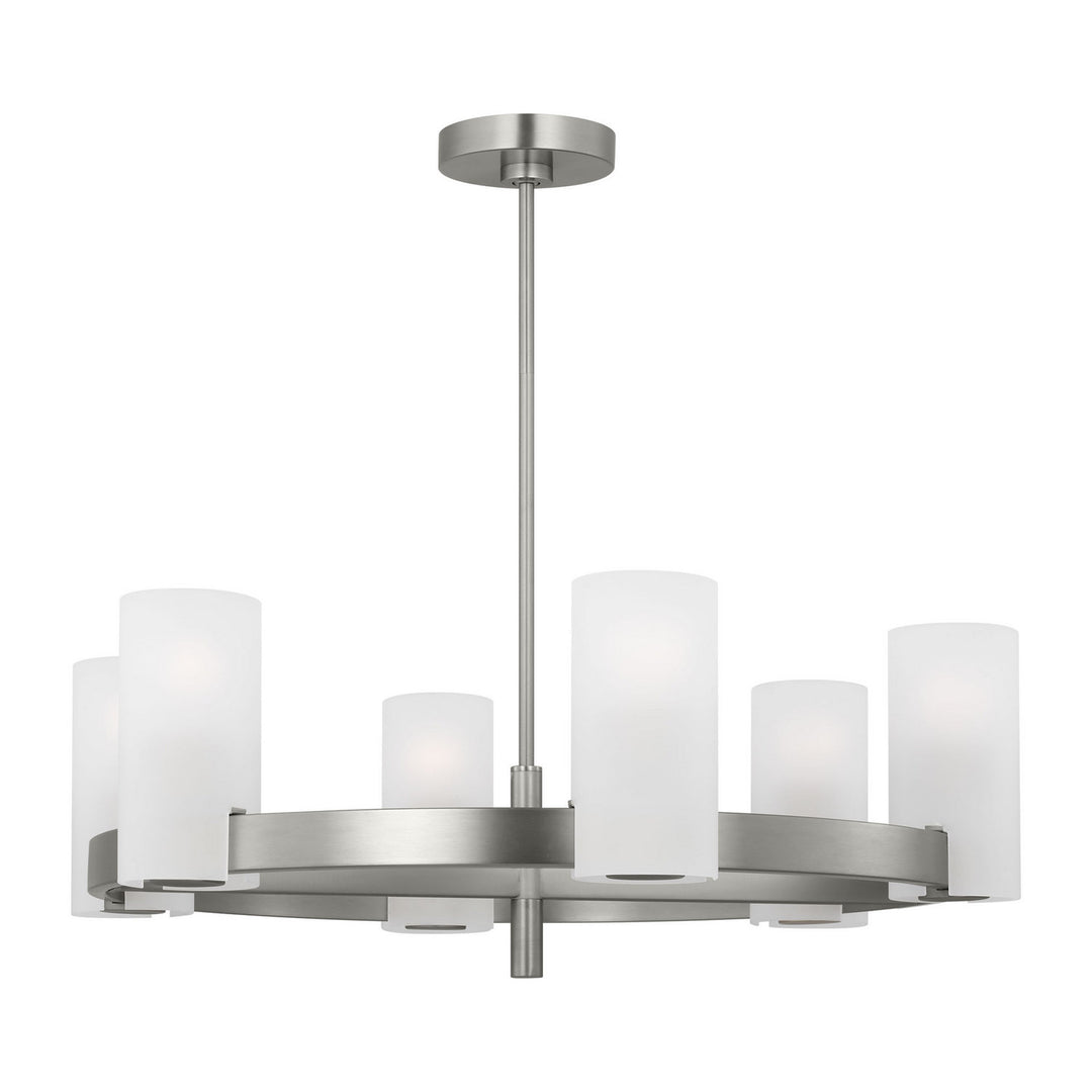 Visual Comfort Studio Canada - DJC1166BS - Six Light Chandelier - Rhode - Brushed Steel