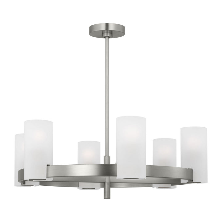 Visual Comfort Studio Canada - DJC1166BS - Six Light Chandelier - Rhode - Brushed Steel