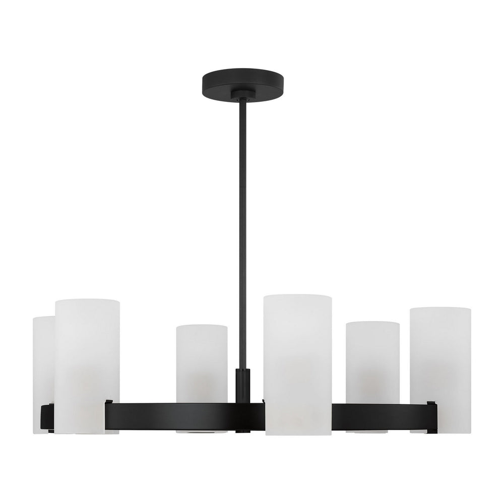Visual Comfort Studio Canada - DJC1166MBK - Six Light Chandelier - Rhode - Midnight Black