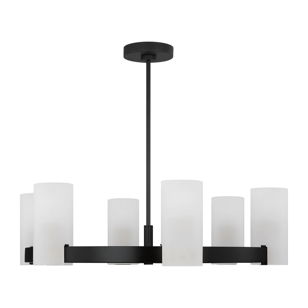 Visual Comfort Studio Canada - DJC1166MBK - Six Light Chandelier - Rhode - Midnight Black