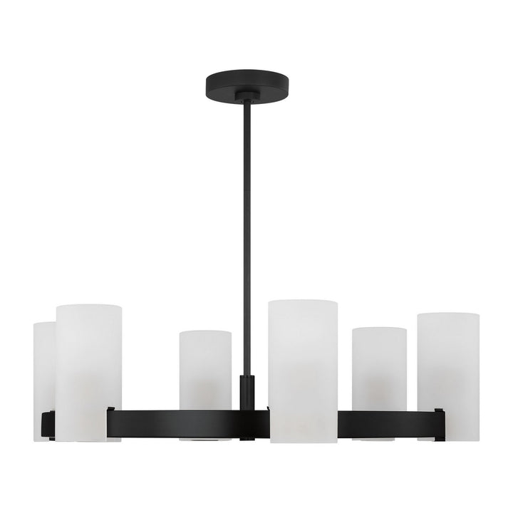 Visual Comfort Studio Canada - DJC1166MBK - Six Light Chandelier - Rhode - Midnight Black