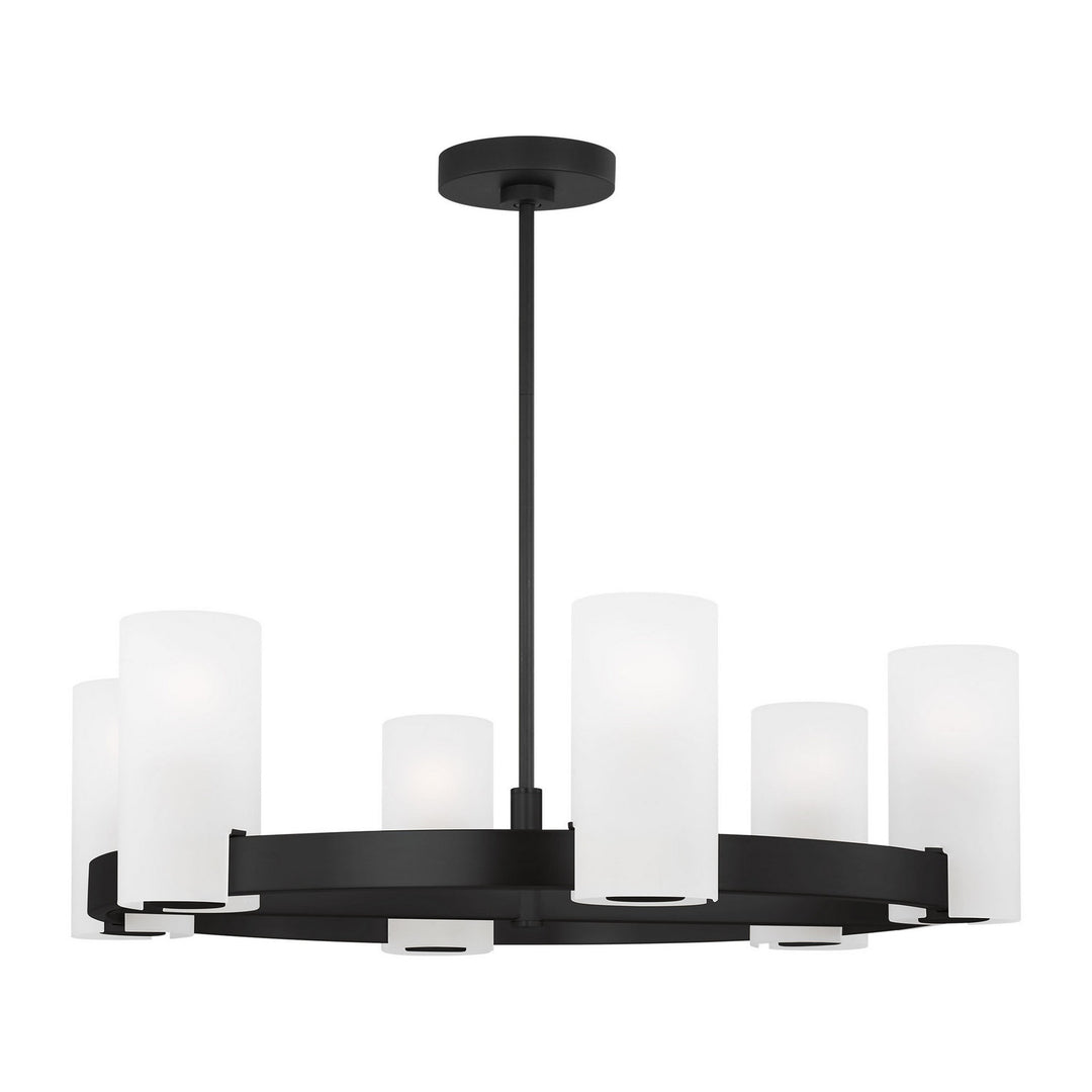 Visual Comfort Studio Canada - DJC1166MBK - Six Light Chandelier - Rhode - Midnight Black