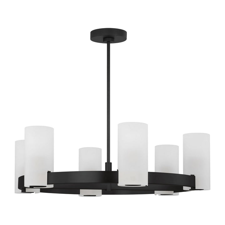 Visual Comfort Studio Canada - DJC1166MBK - Six Light Chandelier - Rhode - Midnight Black