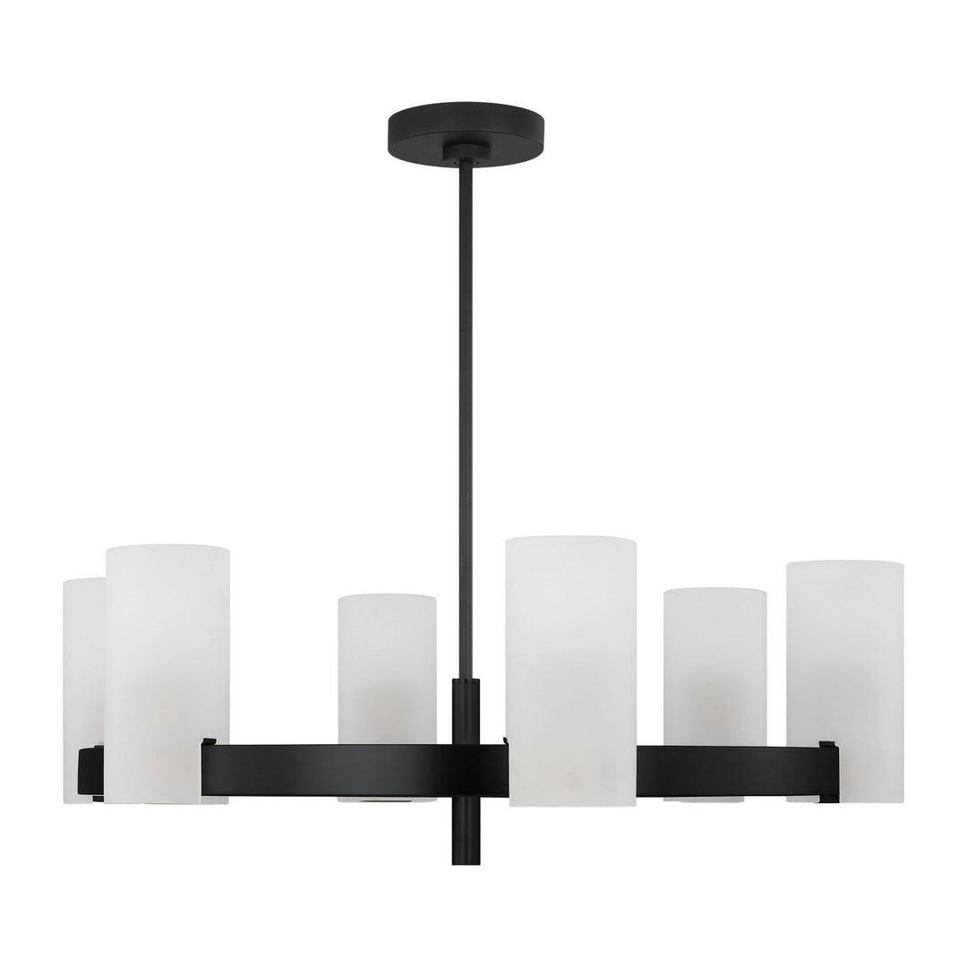 Visual Comfort Studio Canada - DJC1166MBK - Six Light Chandelier - Rhode - Midnight Black