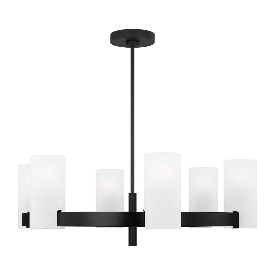 Visual Comfort Studio Canada - DJC1166MBK - Six Light Chandelier - Rhode - Midnight Black