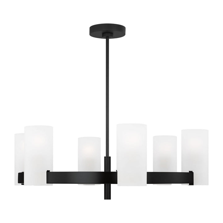 Visual Comfort Studio Canada - DJC1166MBK - Six Light Chandelier - Rhode - Midnight Black