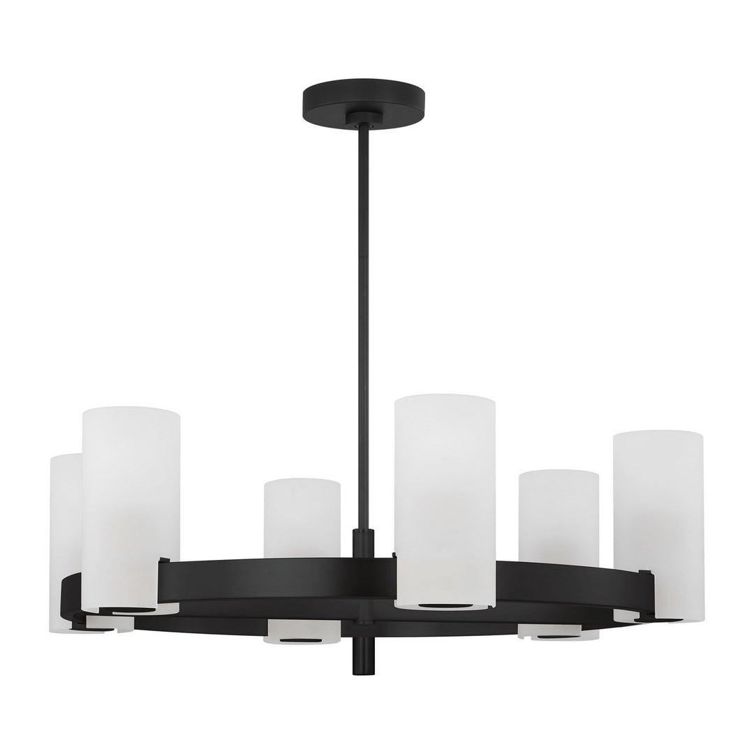 Visual Comfort Studio Canada - DJC1166MBK - Six Light Chandelier - Rhode - Midnight Black