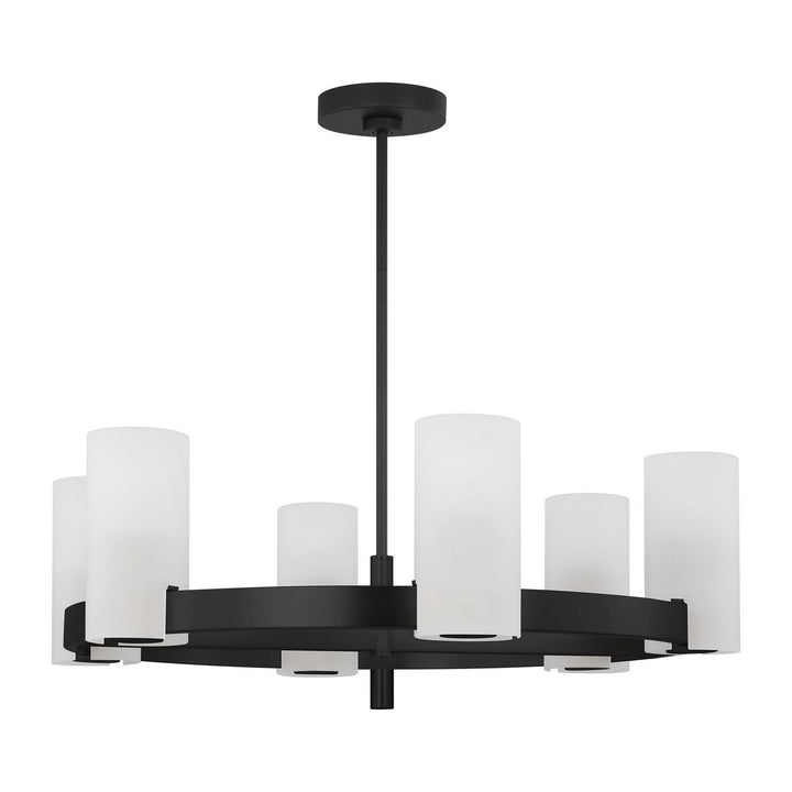 Visual Comfort Studio Canada - DJC1166MBK - Six Light Chandelier - Rhode - Midnight Black