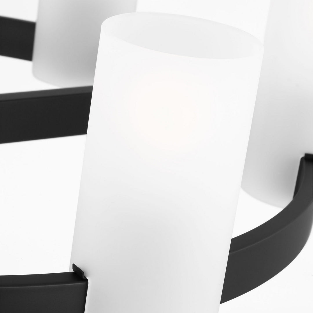 Visual Comfort Studio Canada - DJC1166MBK - Six Light Chandelier - Rhode - Midnight Black