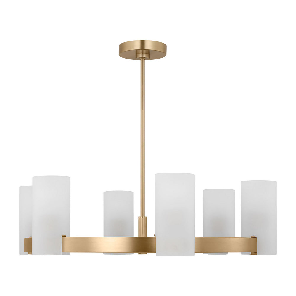 Visual Comfort Studio Canada - DJC1166SB - Six Light Chandelier - Rhode - Satin Brass