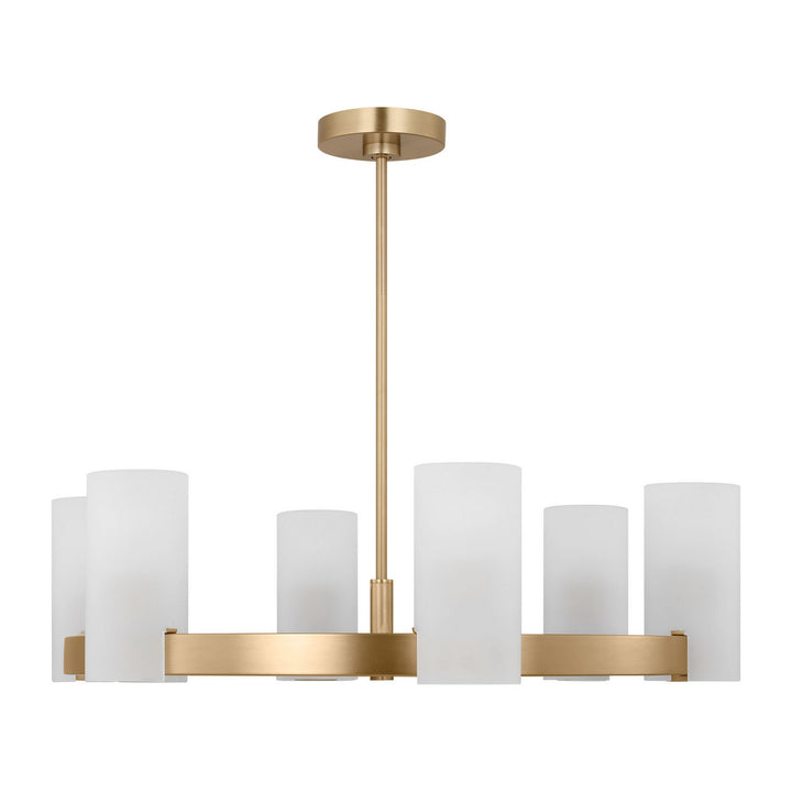 Visual Comfort Studio Canada - DJC1166SB - Six Light Chandelier - Rhode - Satin Brass