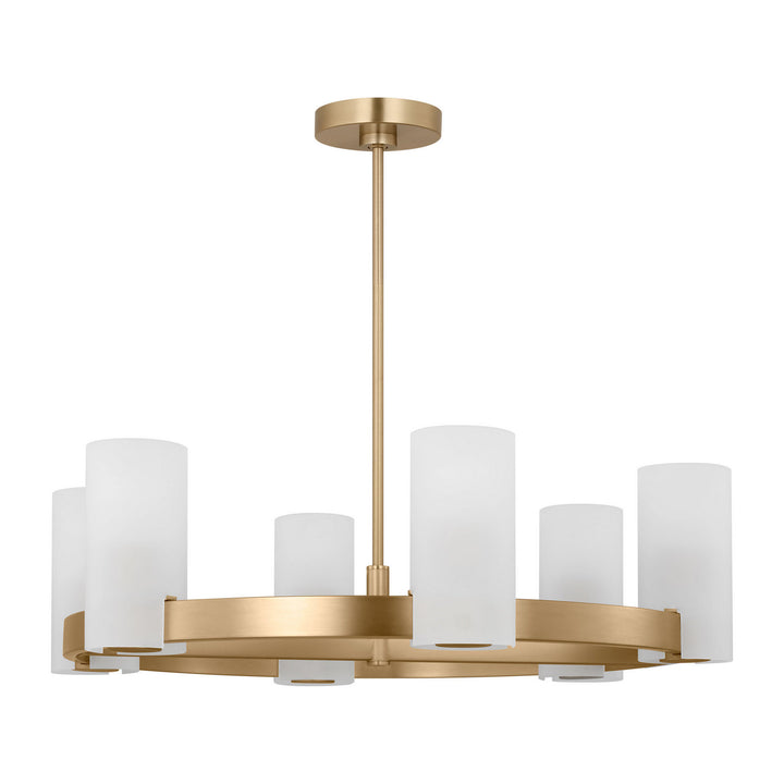 Visual Comfort Studio Canada - DJC1166SB - Six Light Chandelier - Rhode - Satin Brass