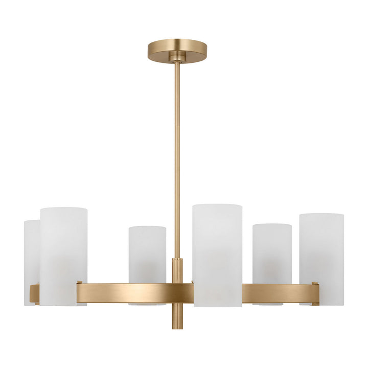 Visual Comfort Studio Canada - DJC1166SB - Six Light Chandelier - Rhode - Satin Brass